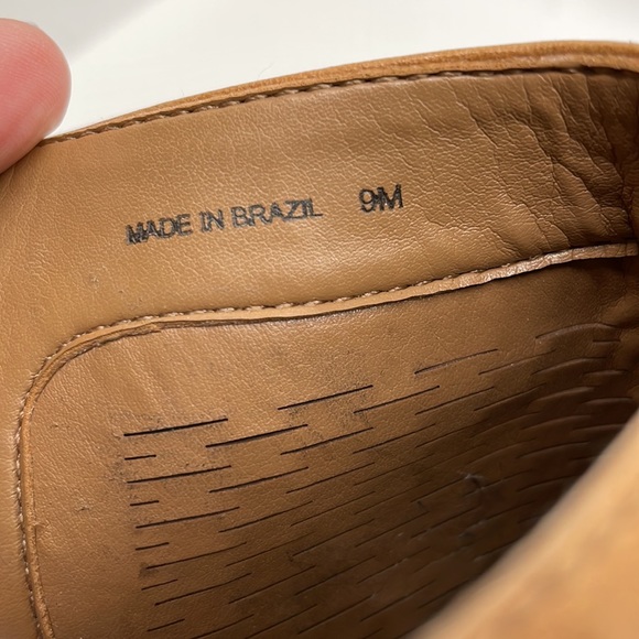 Vince Camuto tan leather heels Sz 9 - Picture 7 of 11